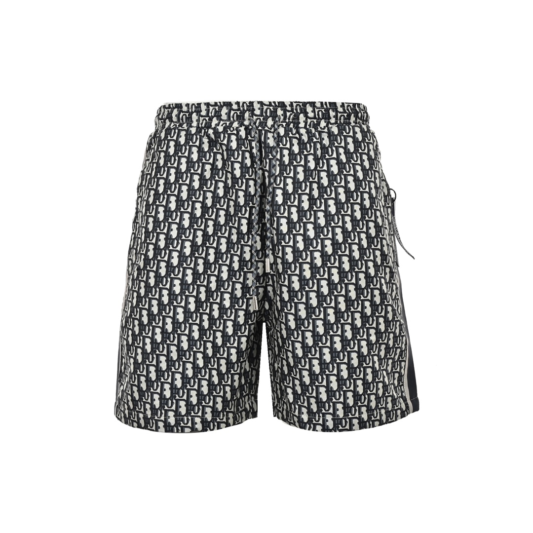 Dior 23ss monogram ribbon shorts
