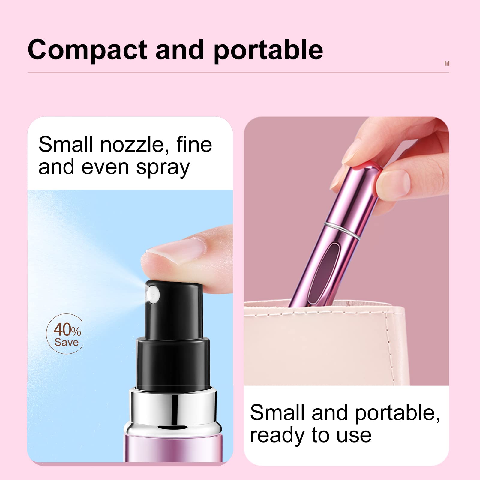 🔥Mother's Day Sale-[SAVE 50% OFF]--Refillable Perfume Atomizer--BUY 5 GET 5 FREE & FREE SHIPPING!