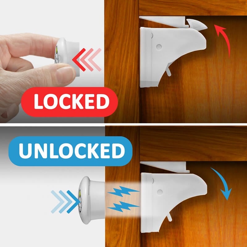 🔥Hot Sale 49% Off🔥-Magnetic Cabinet Locks for Babies