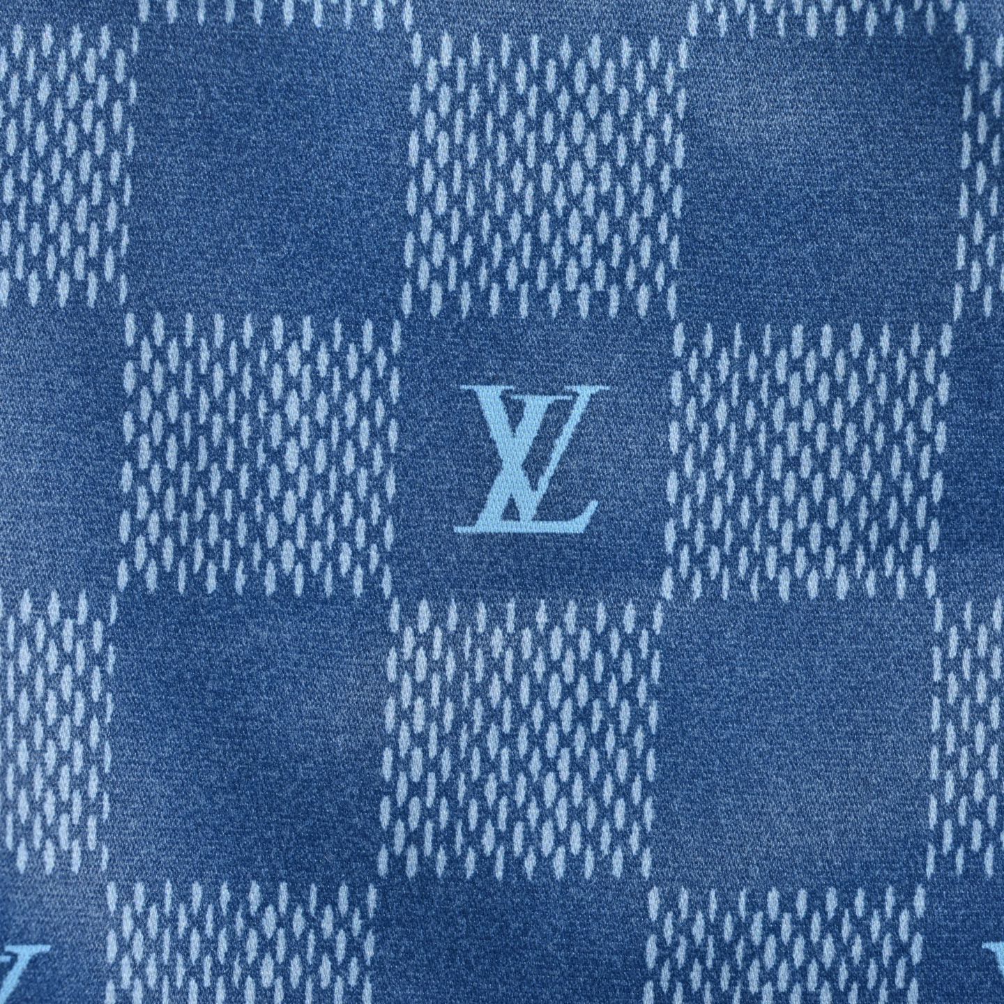 Louis Vuitton 25ss Checkerboard Print Monogram Beach Shorts