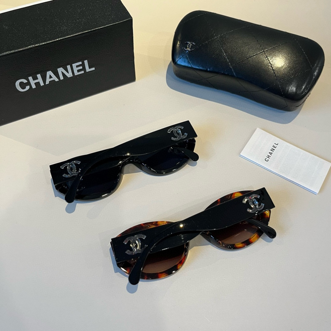 Chanel round frame sunglasses