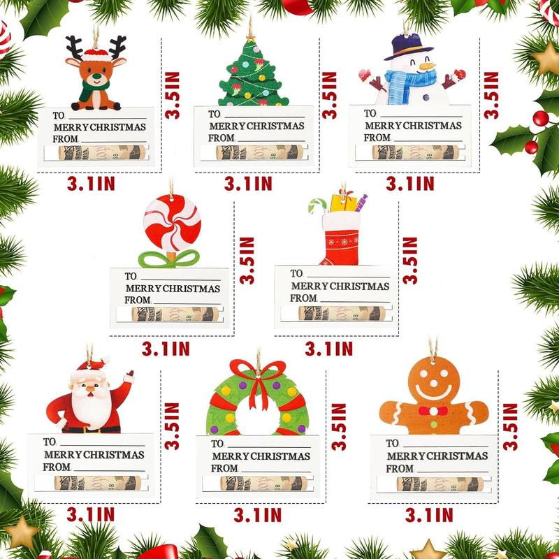 🔥ON SALE🔥Wood Christmas Cash Holders