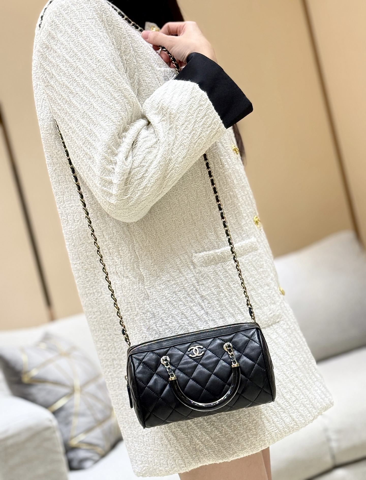 Chanel 25C Early Spring Collection mini Boston bag AP4411 00148