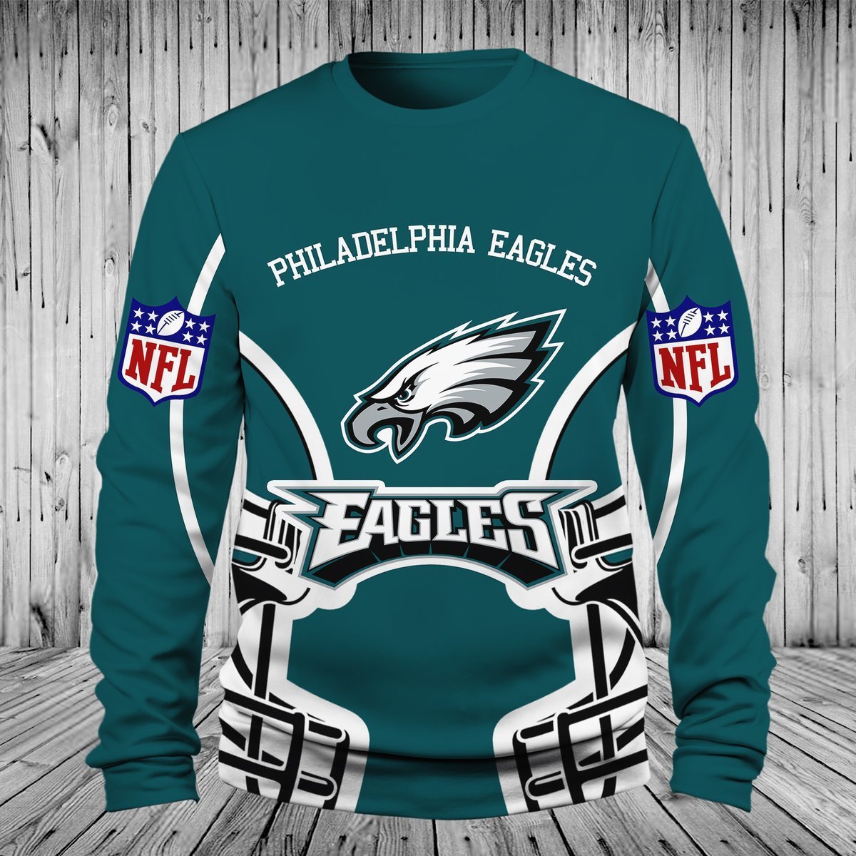EAGLES HOODIE 3D 12
