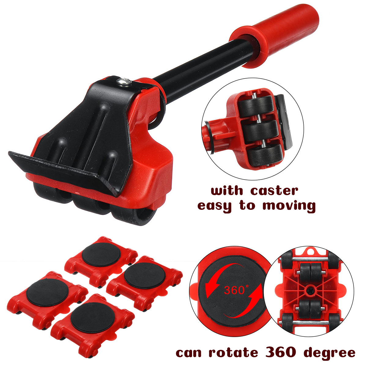 HOT SALE🔥Furniture Mover with Wheels & Furniture Lifter Set