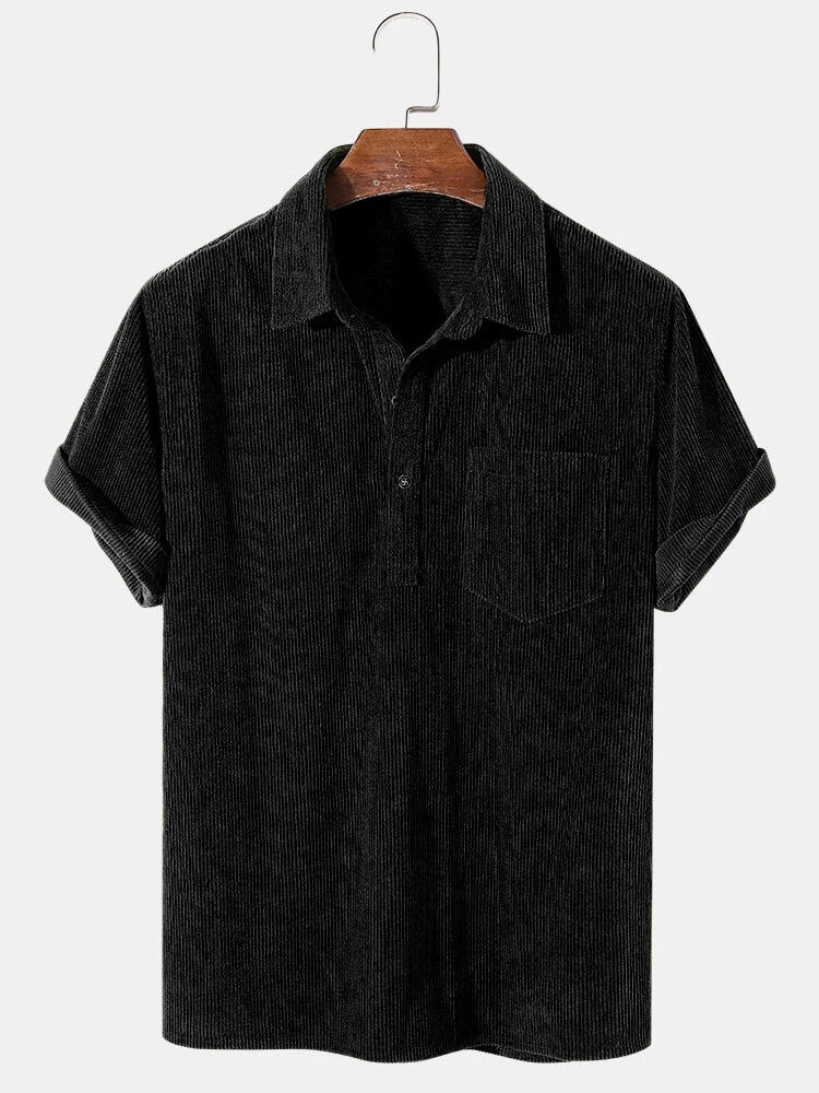 Men's Corduroy Polo Shirt