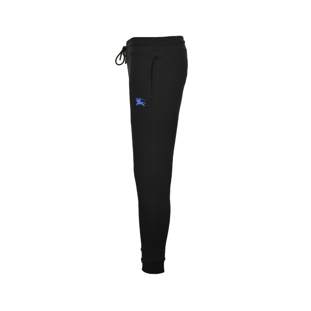 Burberry 24Fw blue embroidered horse pocket logo trousers