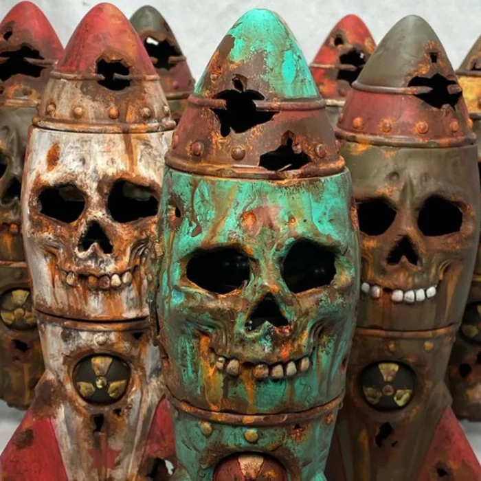 🔥Last Day Promotion-50% OFF🔥2023 New Skull Bomb - Nuclear Warhead Decor