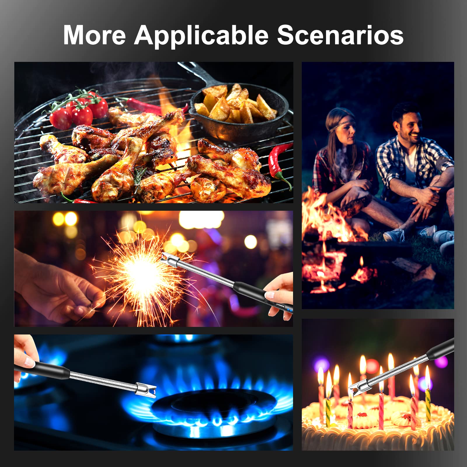 ❤️Mother's Day Sale 60% OFF❤️360° Rechargeable Electronic Lighter – Safe, Portable, and Eco-Friendly for Candles, Gas Stoves, and More!