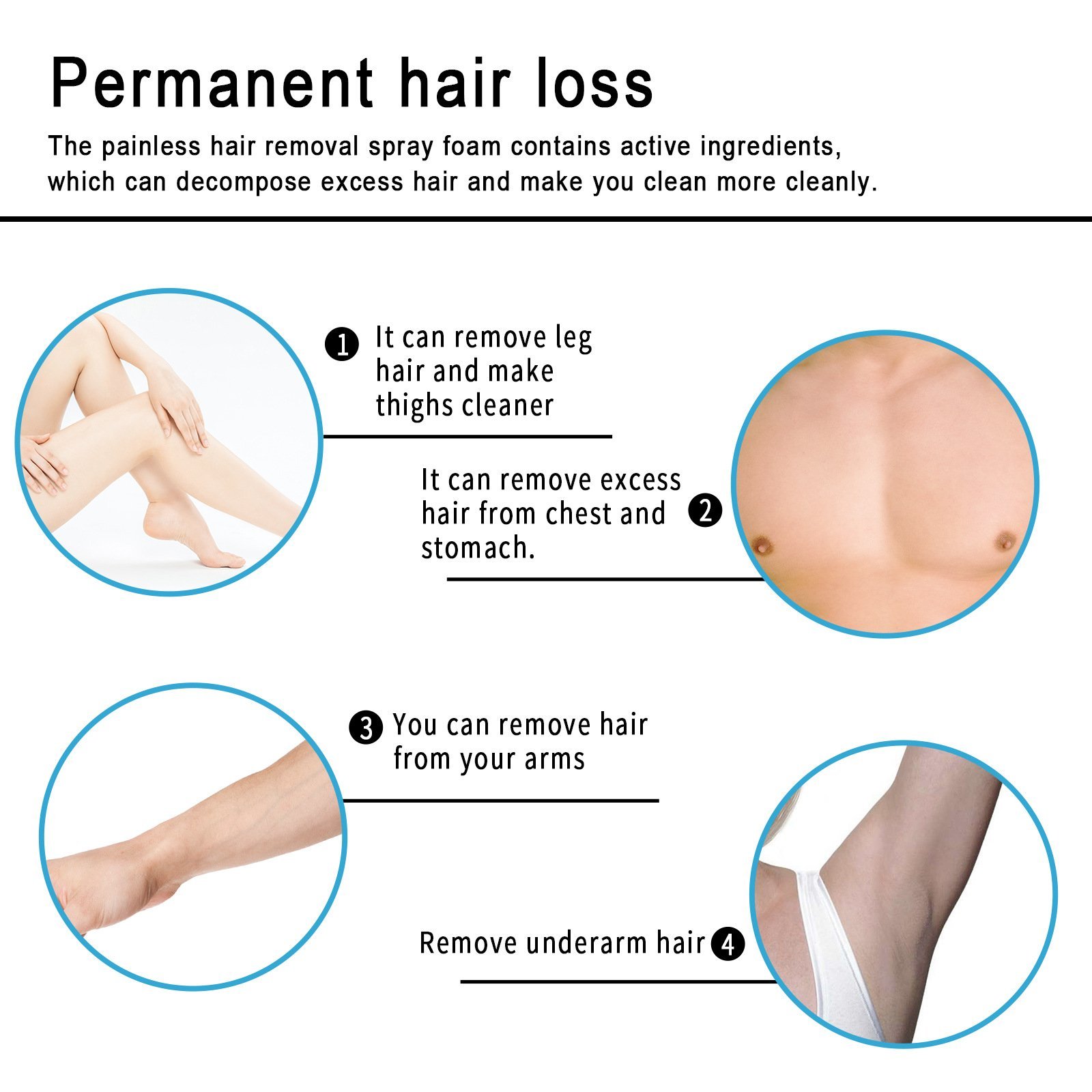 🔥2023 New Sobeeriond® Semi-permanent Hair Removal Spray