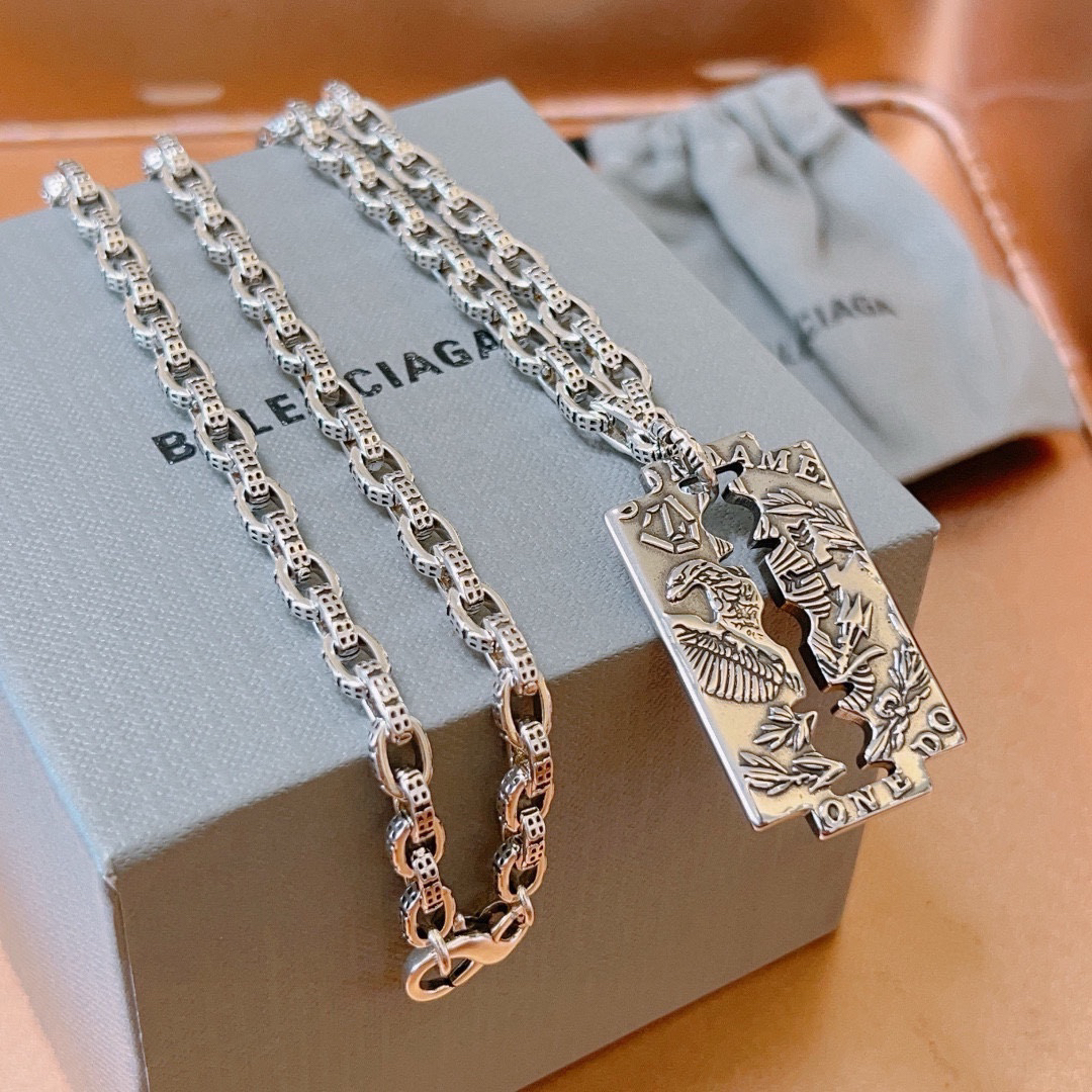 Balenciaga Blade Chain Necklace