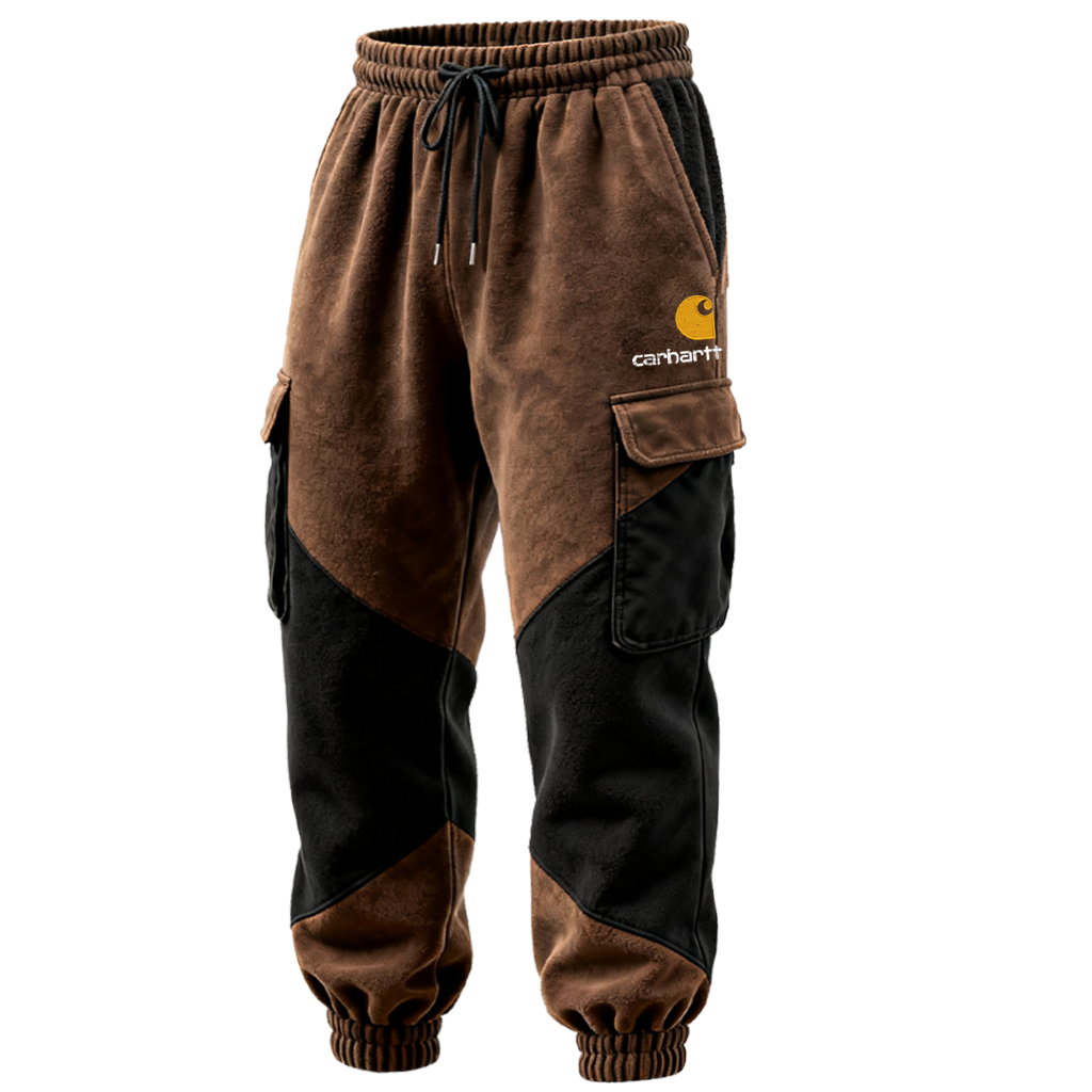 Carhartt Brown and Black Cargo Jogger Pants