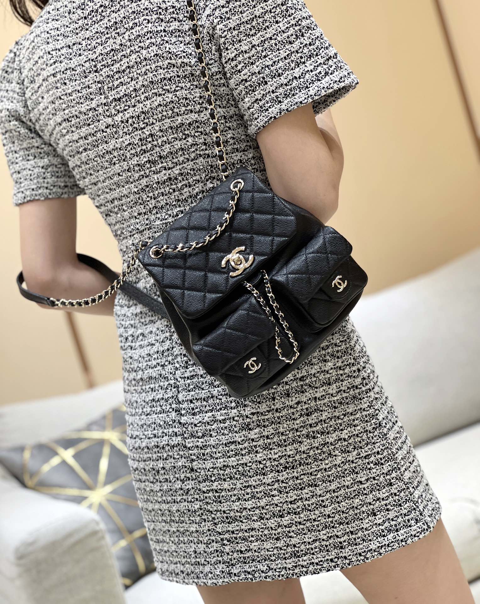 Chanel 24A duma backpack AS3860 00158