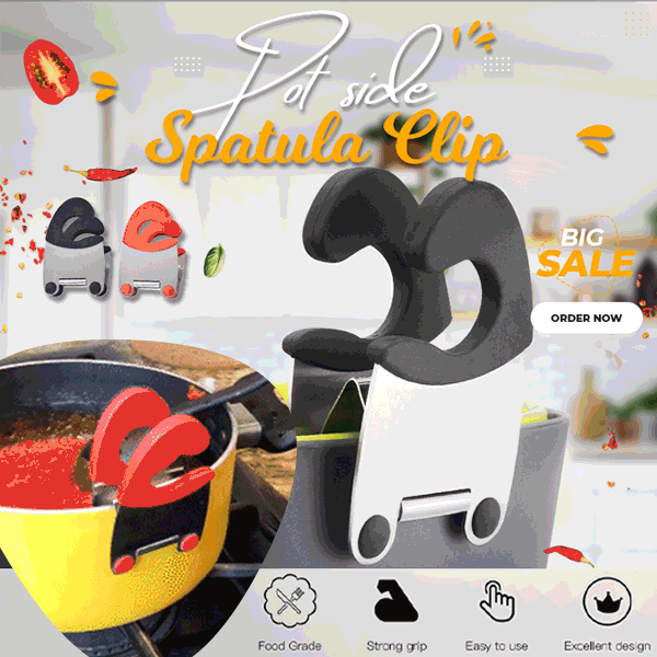 (🌲XMAS Hot Sale- 50% OFF)Cookware Side Clip Rest Holder-🔥Buy 3 Get 1 Free Today🔥