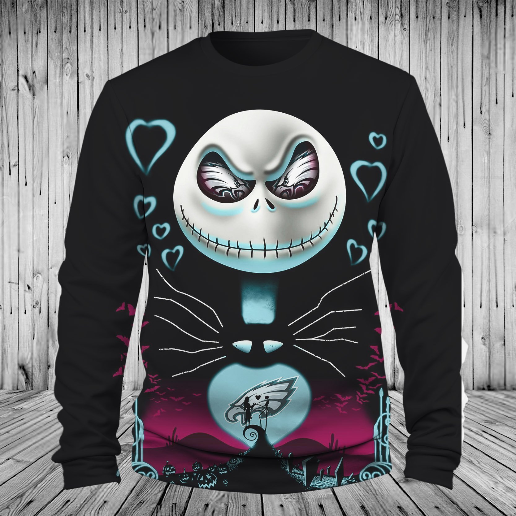 EAGLES HOODIE 3D CHR