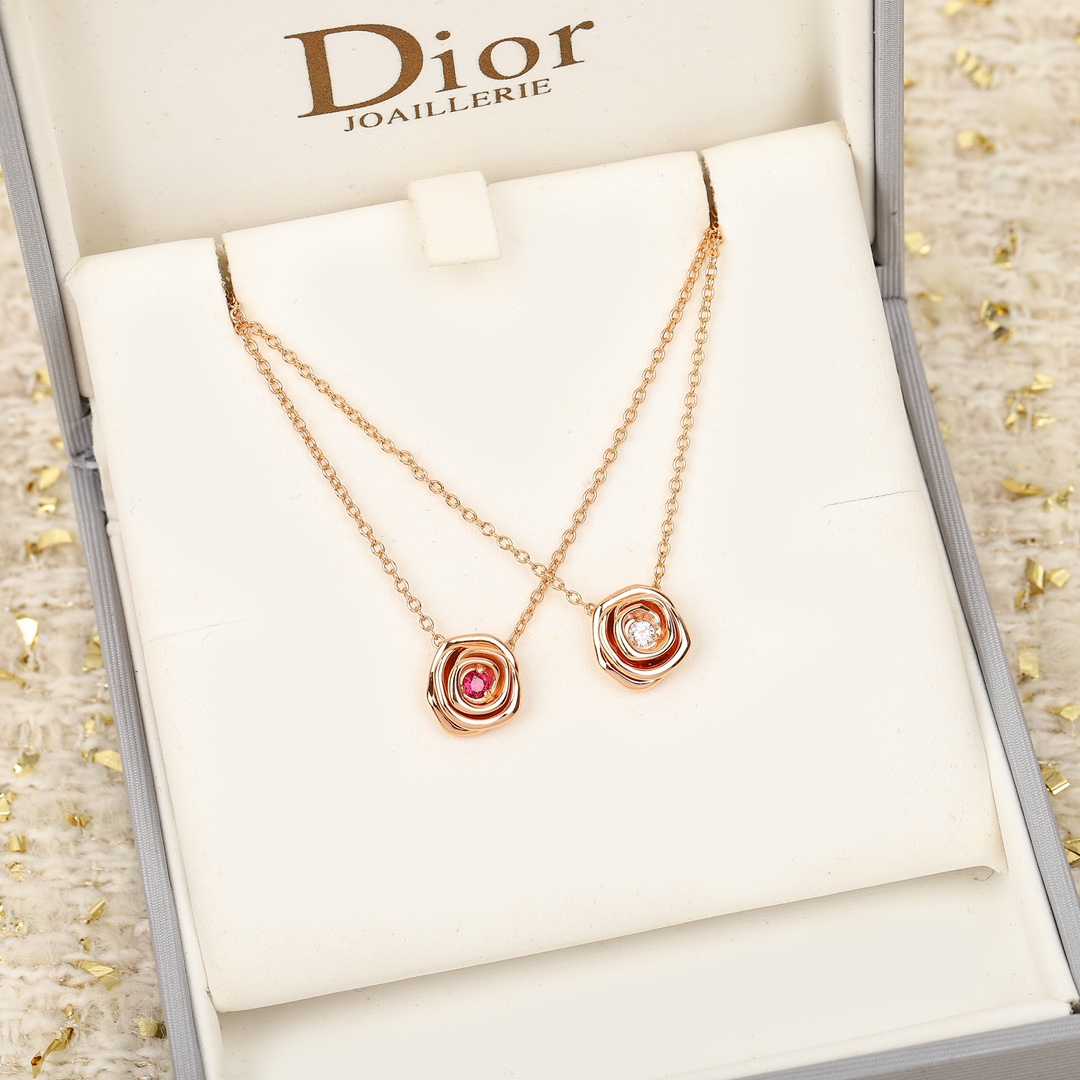 Dior Rose Necklace