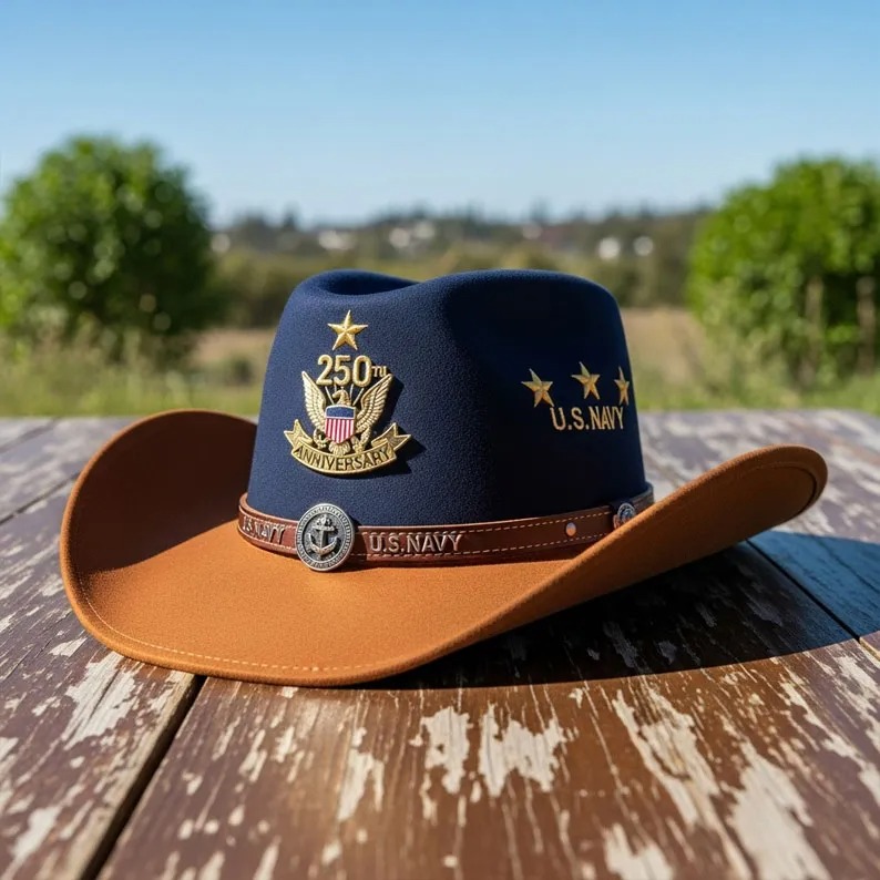 250th Anniversary Military Cowboy Hat