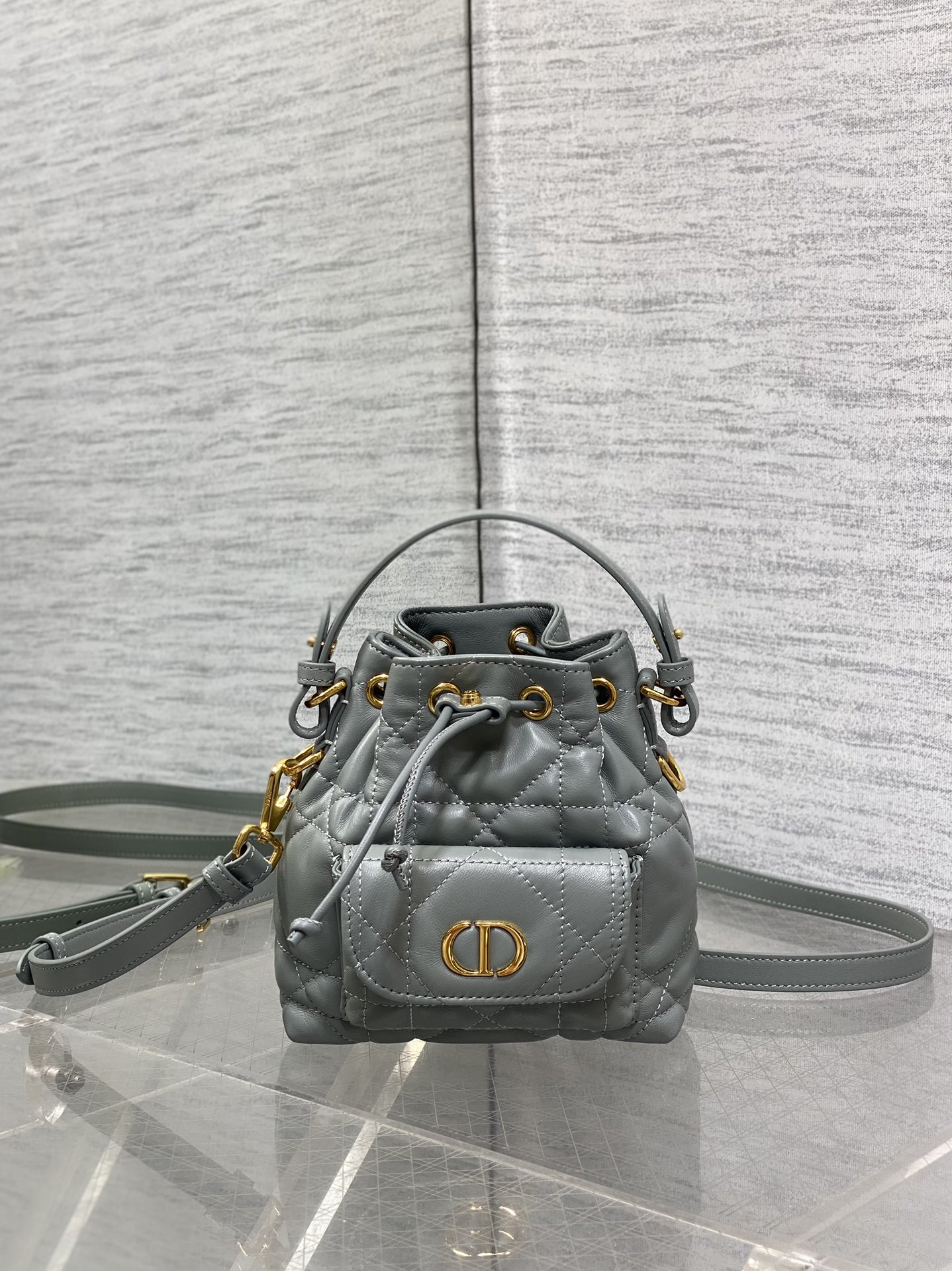 Dior micro Caro bucket bag