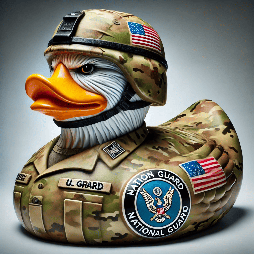 Military themed ducks