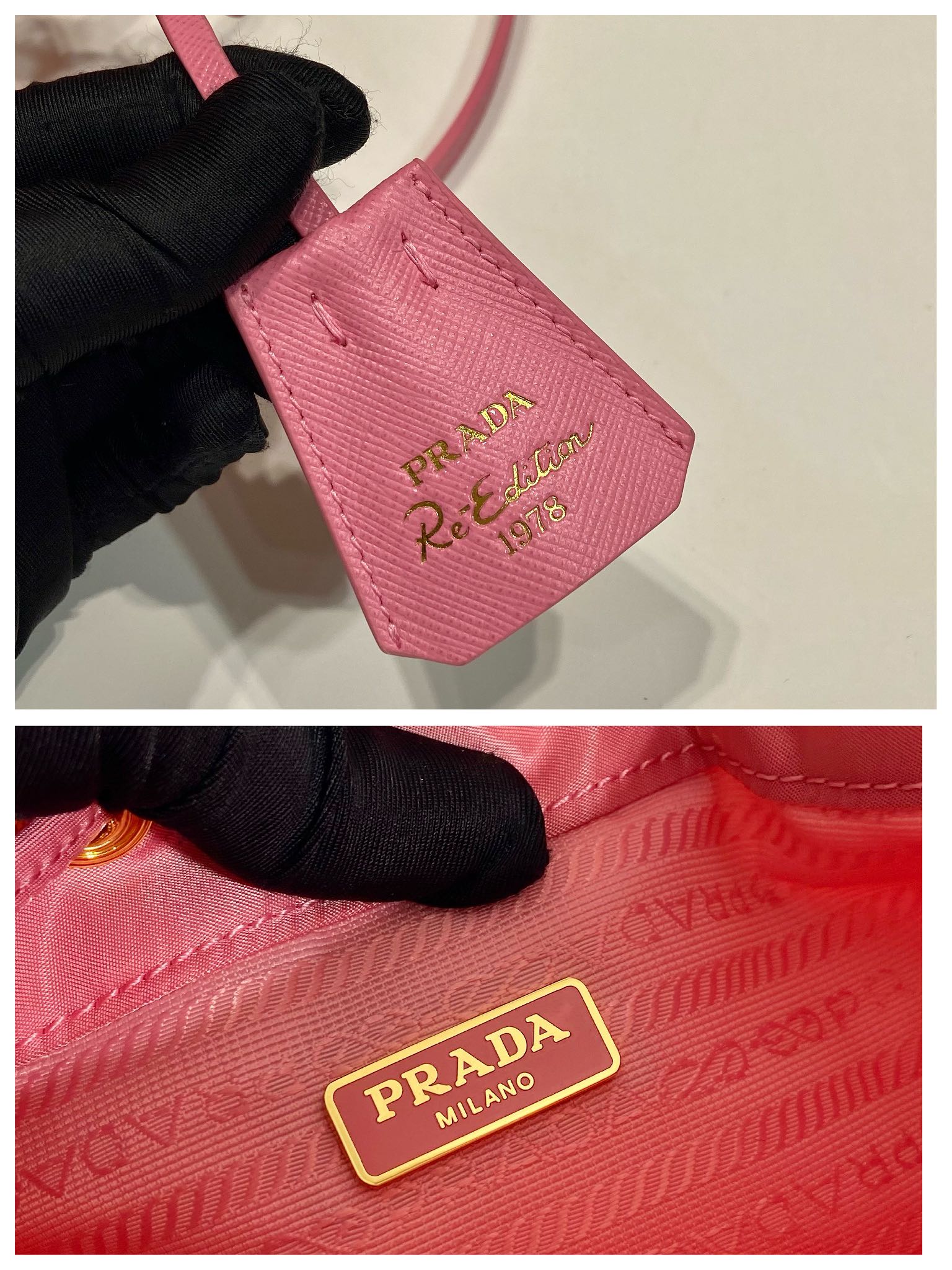 Prada Nylon Bucket Bag 1BE067