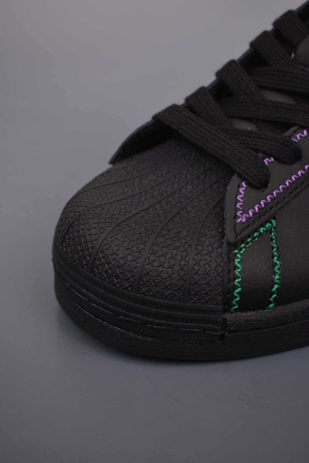 KSENIASCHNAIDER x Adidas Originals Superstar  Black Blue Green GE8988