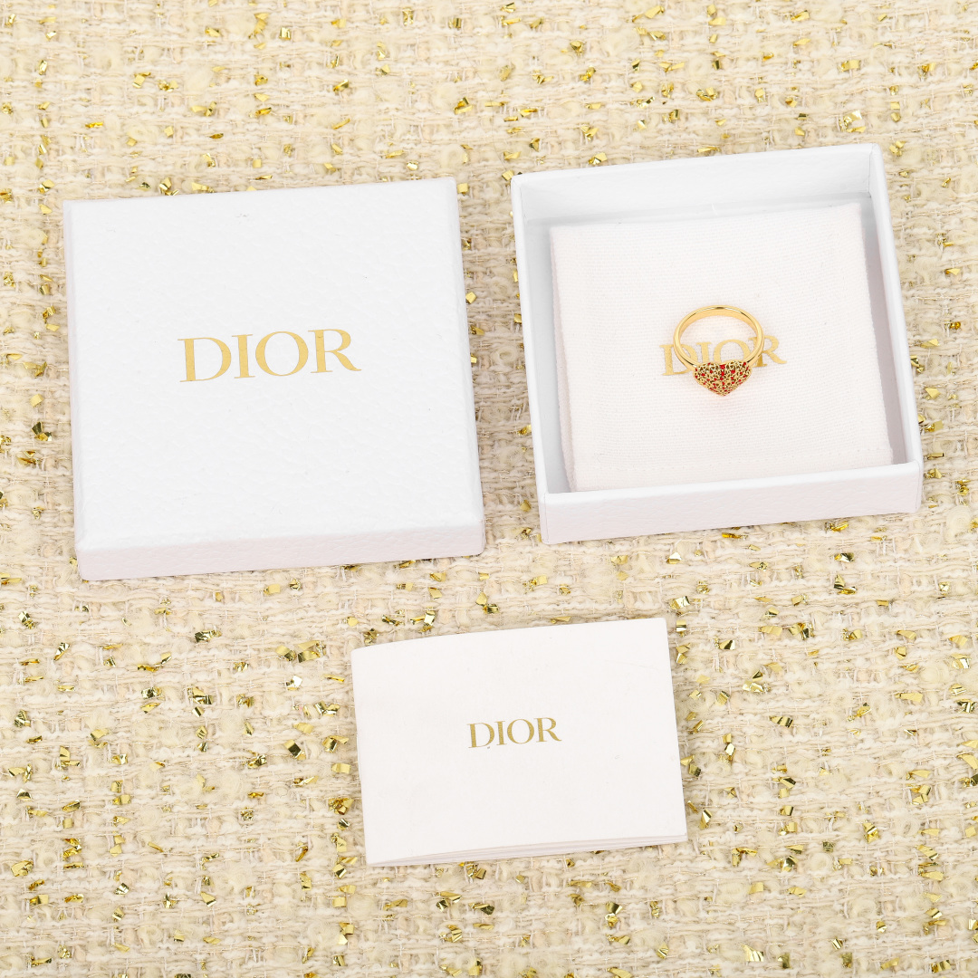 Dior Limited Edition Hollow Heart Ring