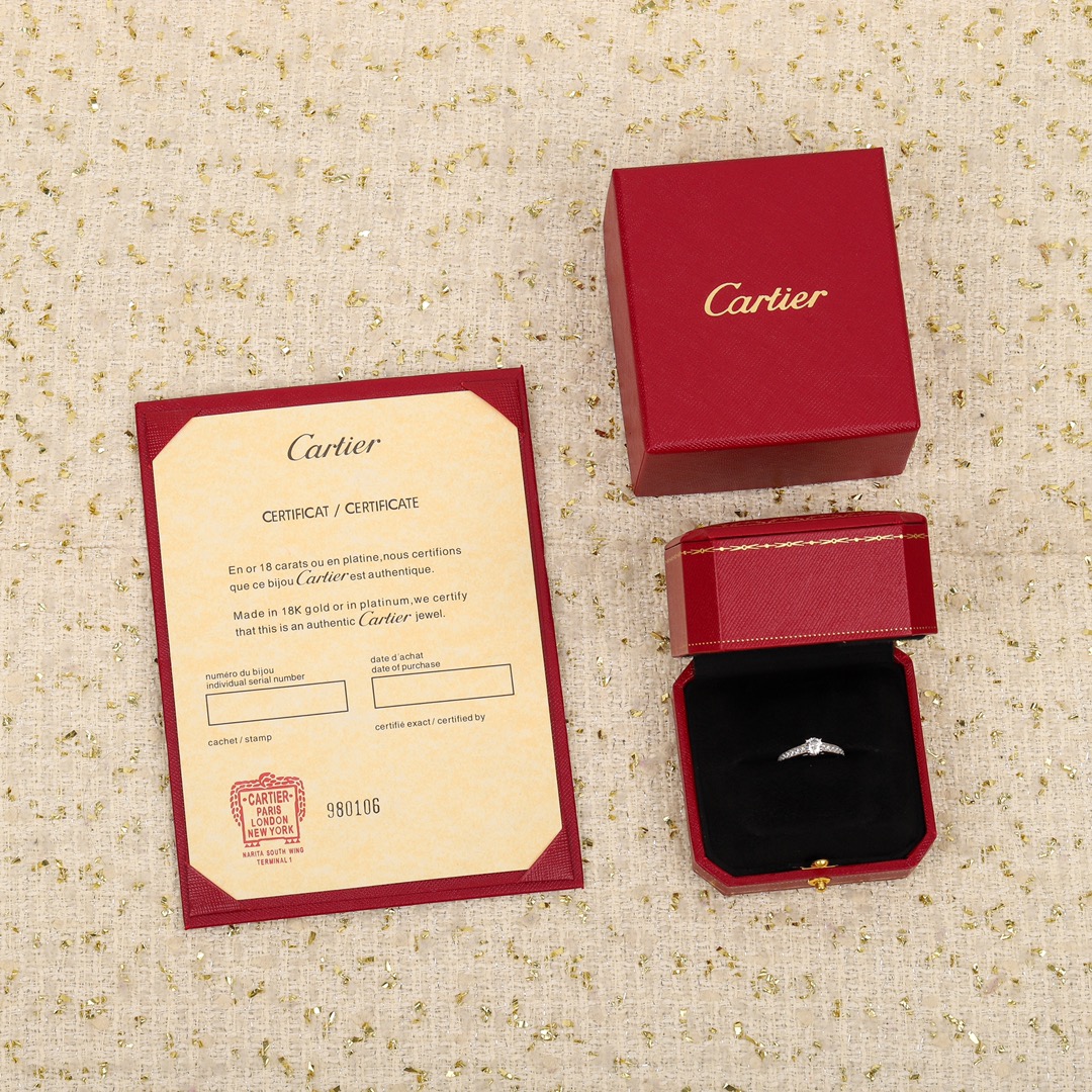 Cartier full diamond ring
