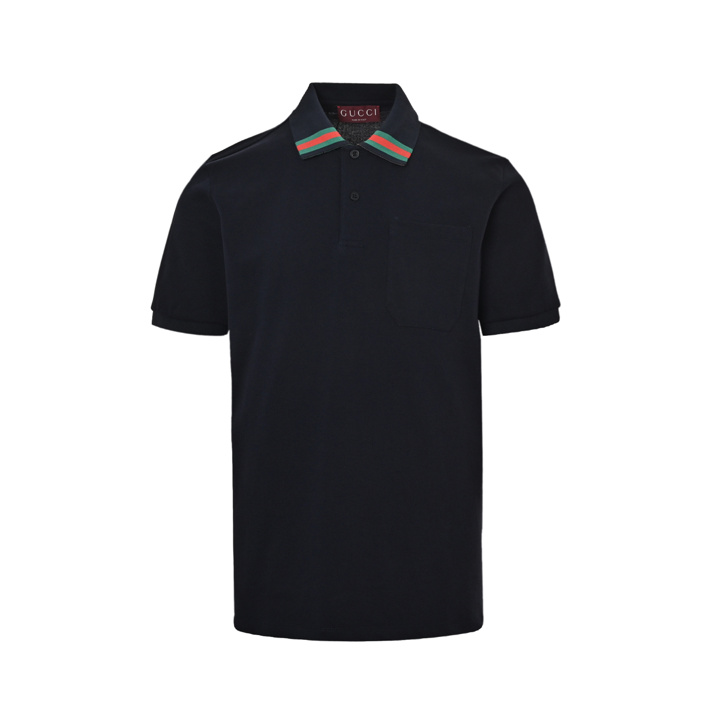 Gucci 25SS Collar Paneled Contrast Color Polo Short Sleeve