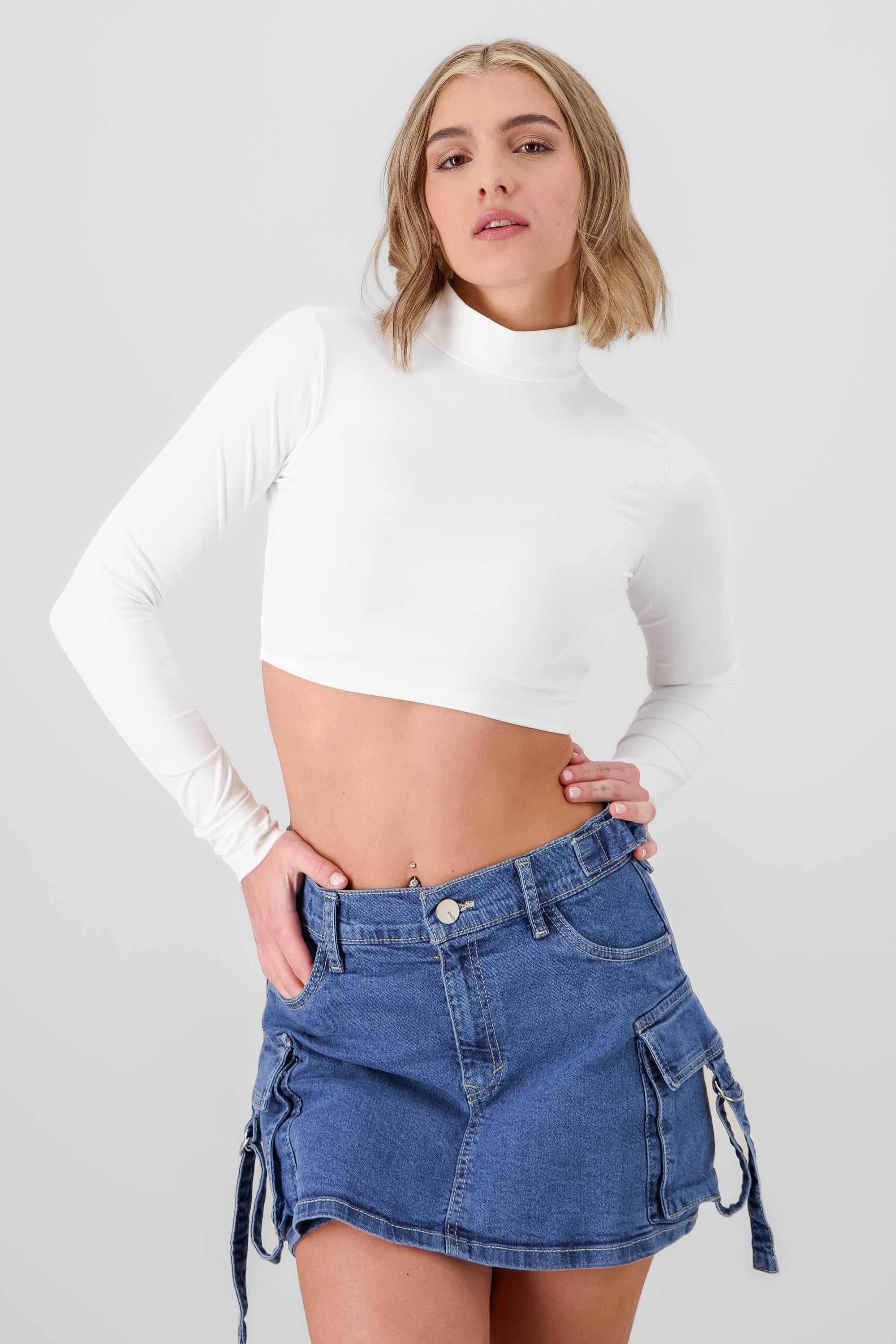 Long sleeve Crop Top