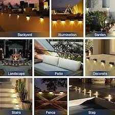Solar Deck Lights, Automatically ON/OFF💡