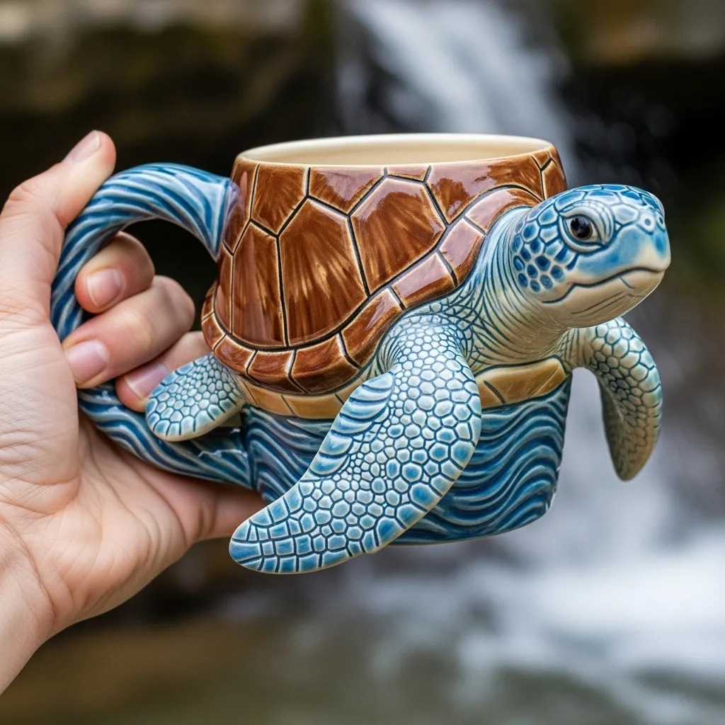 Drinking with the Sea Sea Animal Ceramic Mug