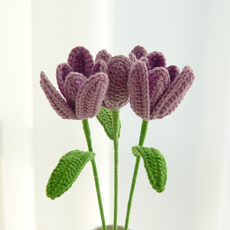 🔥Mother's Day Sale-[SAVE 50% OFF]--Handmade Knitted Rose-Never Fade