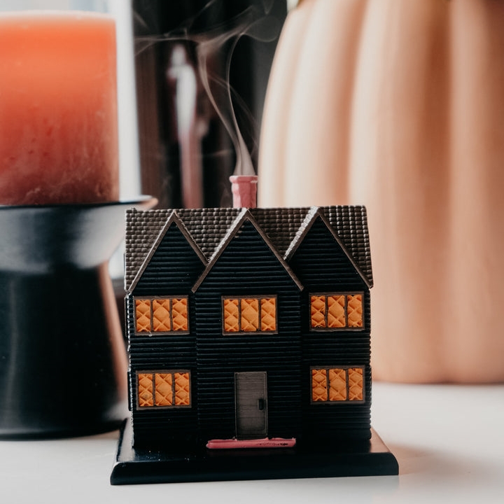 🔮🧙‍♀️Salem Witch House Incense Burner🍂🏠