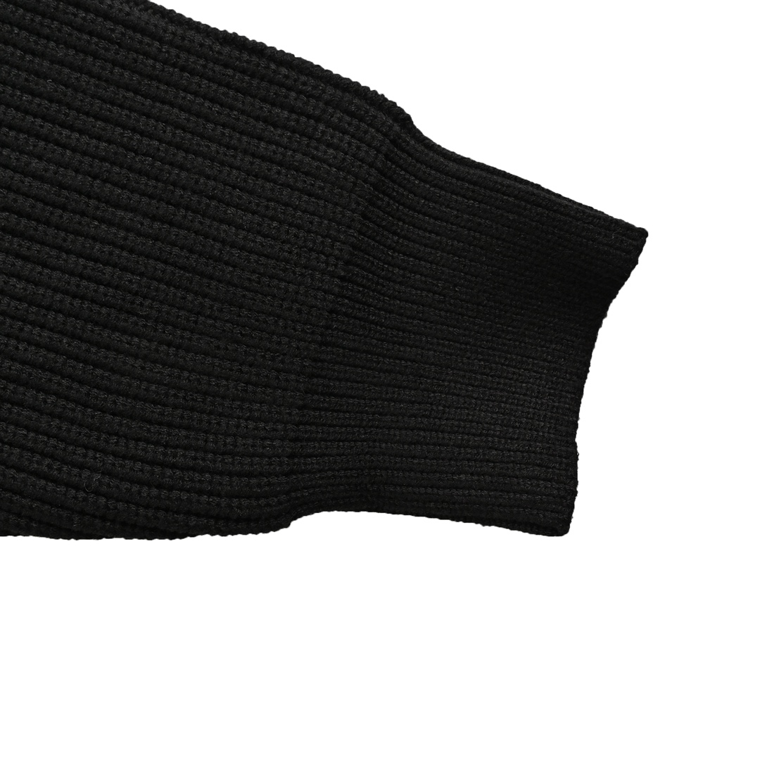Balenciaga 24Fw sleeve badge knitted cardigan sweater