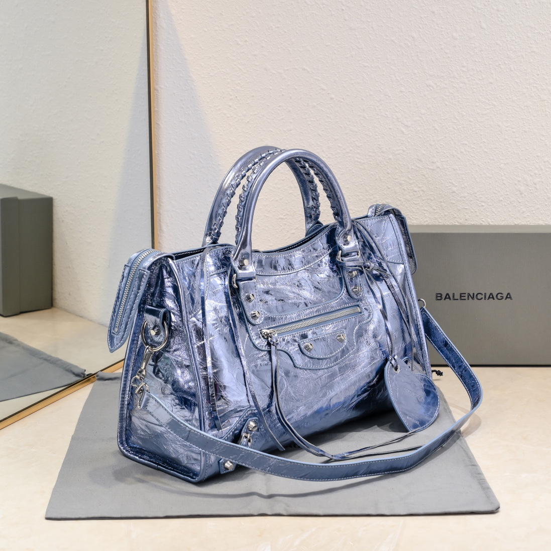 Balenciaga NEO CAGOLE Motorcycle Bag