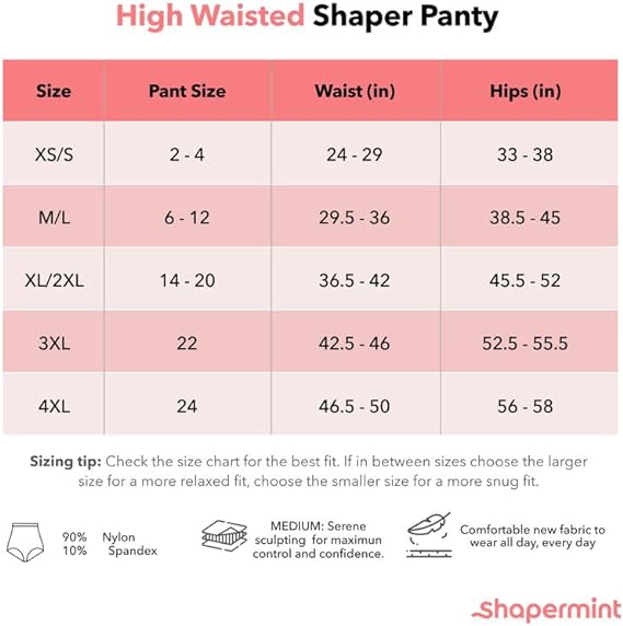 Body Shaper Tummy Control Panty