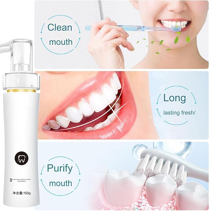 🔥Mother's Day discount 49%🔥 Fluoride-free gum protection, anti-caries repair, rapid whitening toothpaste