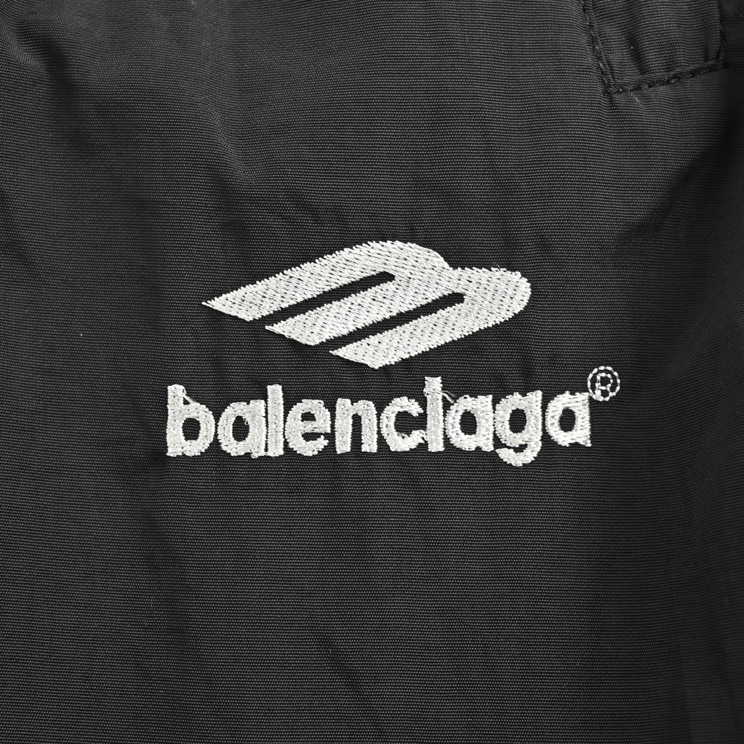 Balenciaga 23Fw catwalk style spliced ​​sports suit trousers