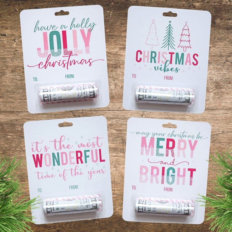 Cute Money Holder Christmas Cash Card