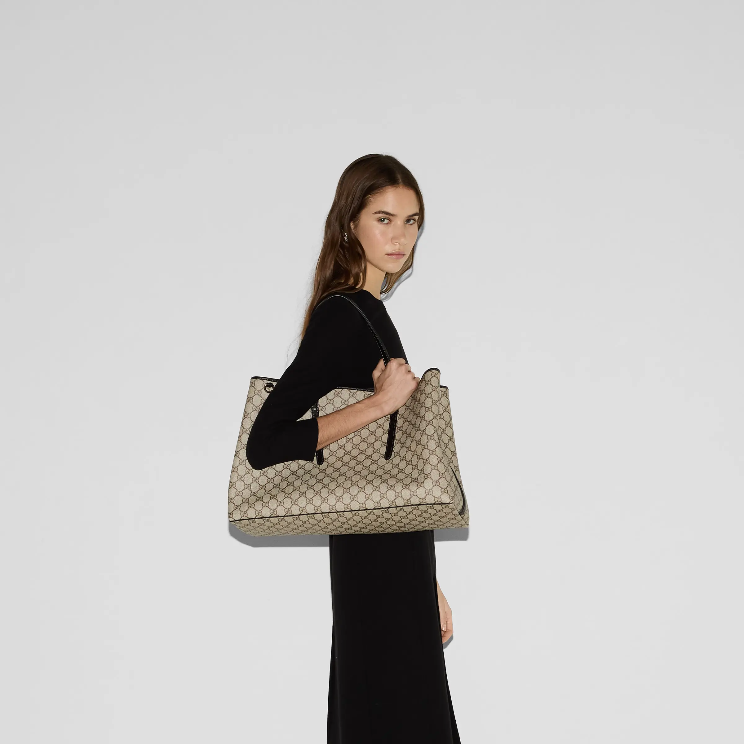 Gucci GG Emblem XL Tote Bag815213 FAD6L 9741
