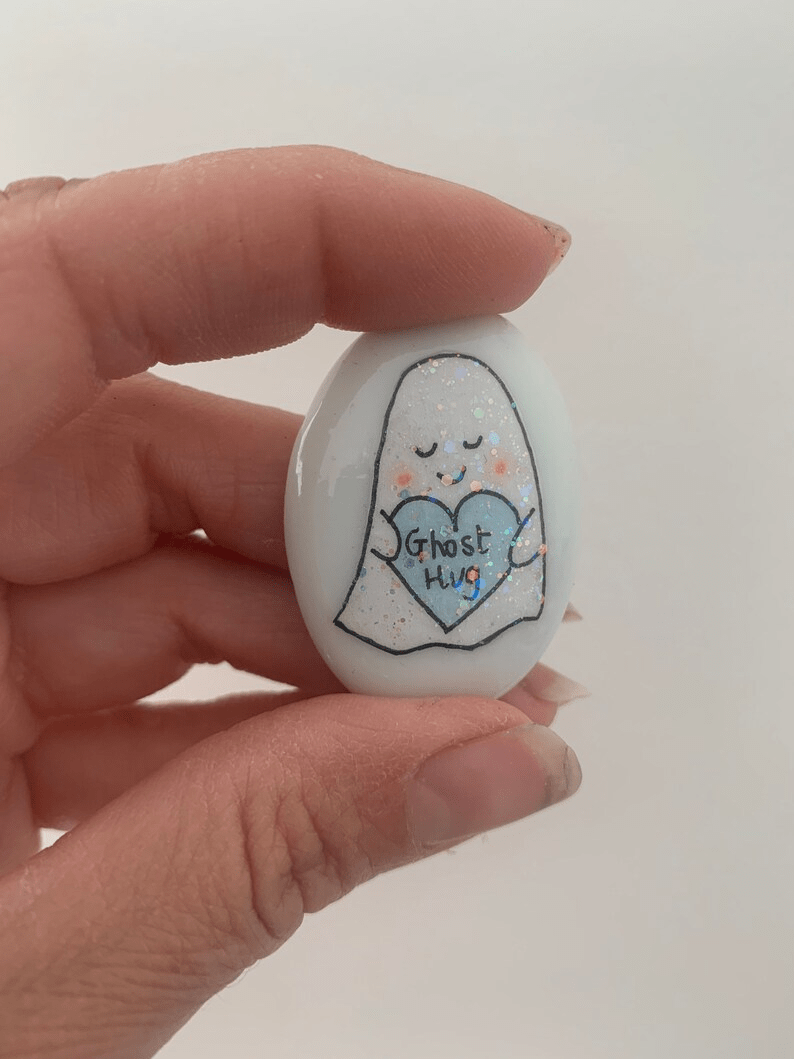 Positive affirmations, comfort stone