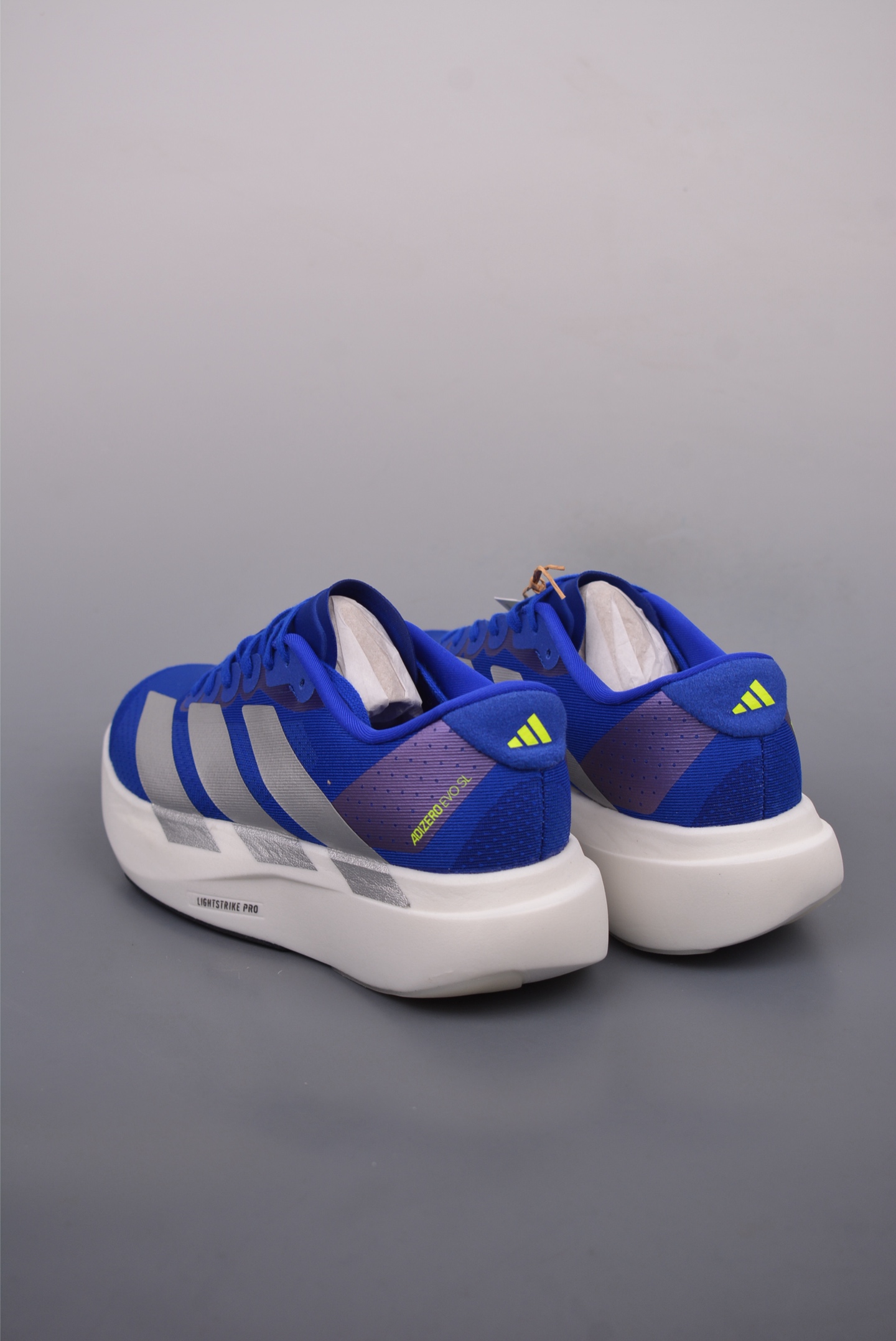 Adidas Adizero Evo SL Blue Silver White JR3417