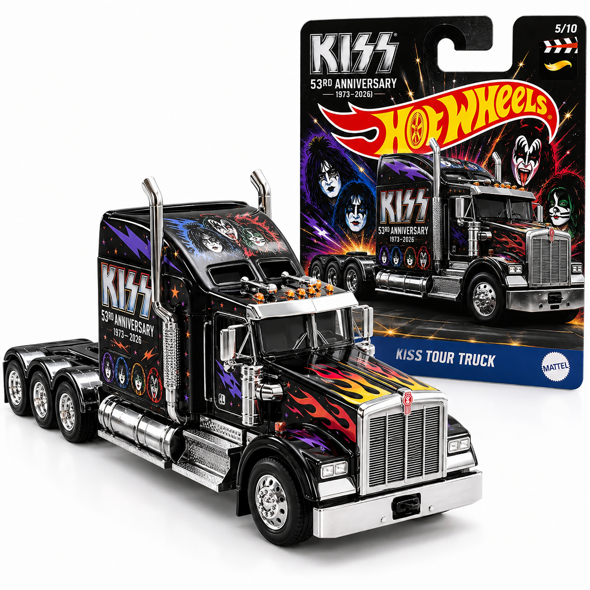 Hot Wheels KISS 53rd Anniversary Heavy Metal Tour Truck