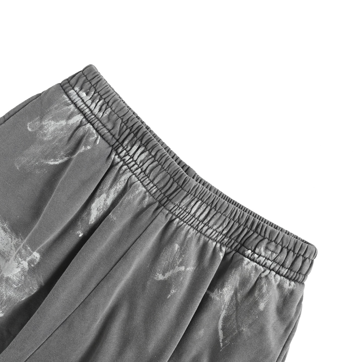 Balenciaga 25ss paint-jet embroidered shorts