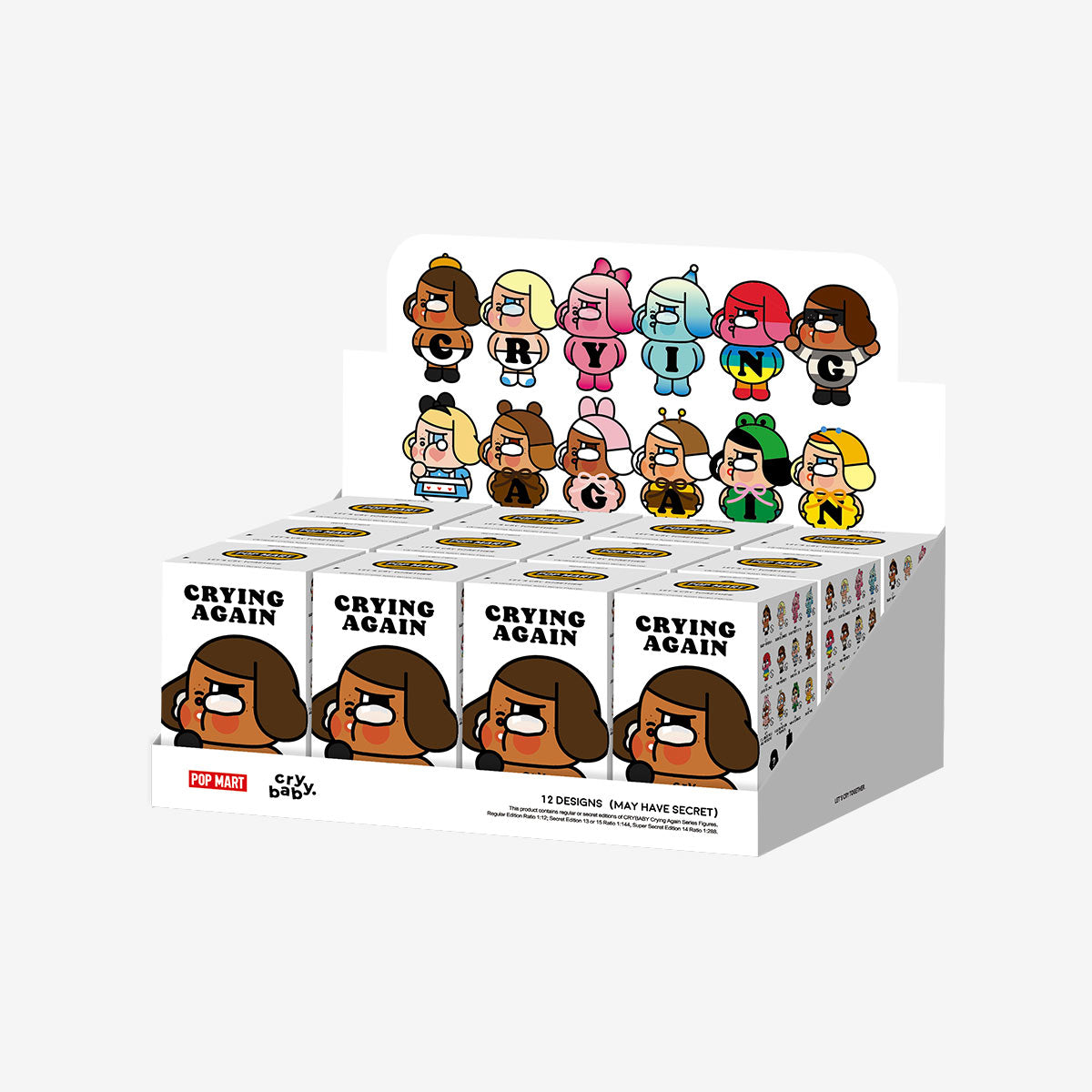 POP MART CRYBABY Crying Again Series Figures [1 Blind Box]