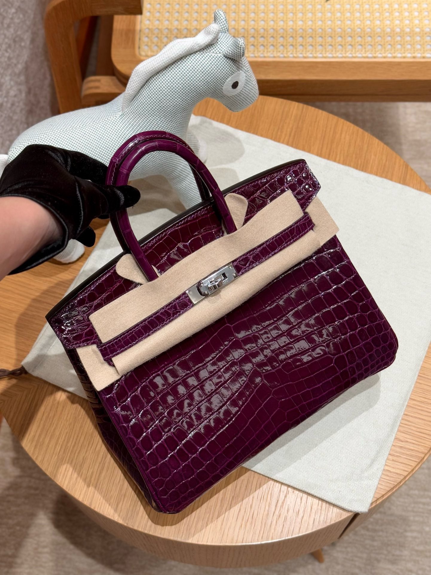 Hermes Birkin N5Cassis (Handmade to order)