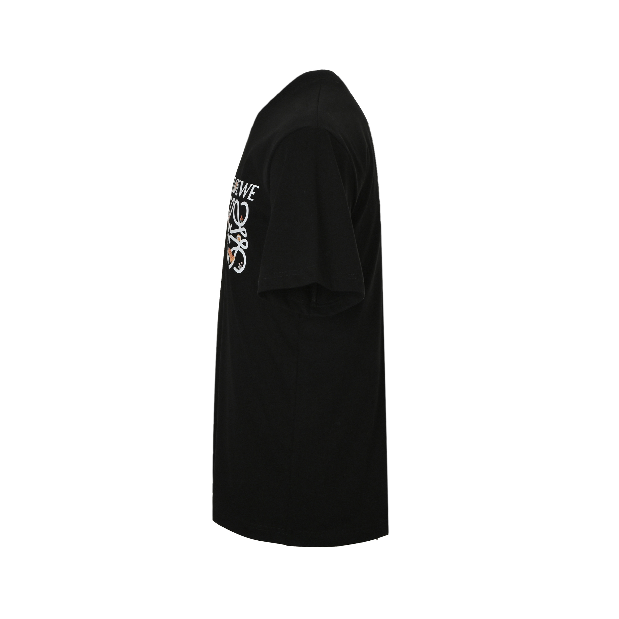 Loewe 25ss short sleeves with printed logo on chest