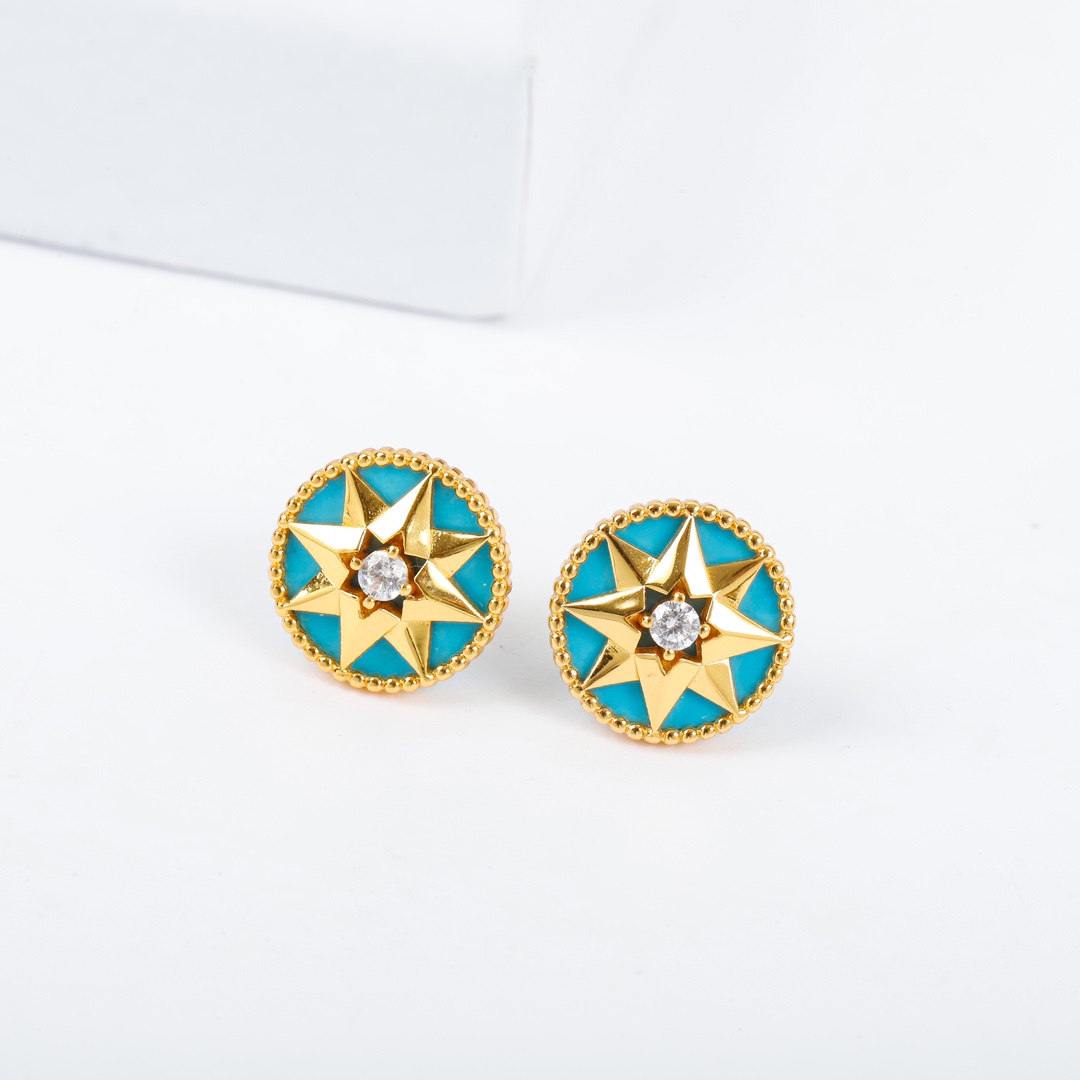 Dior Compass Rose Earrings