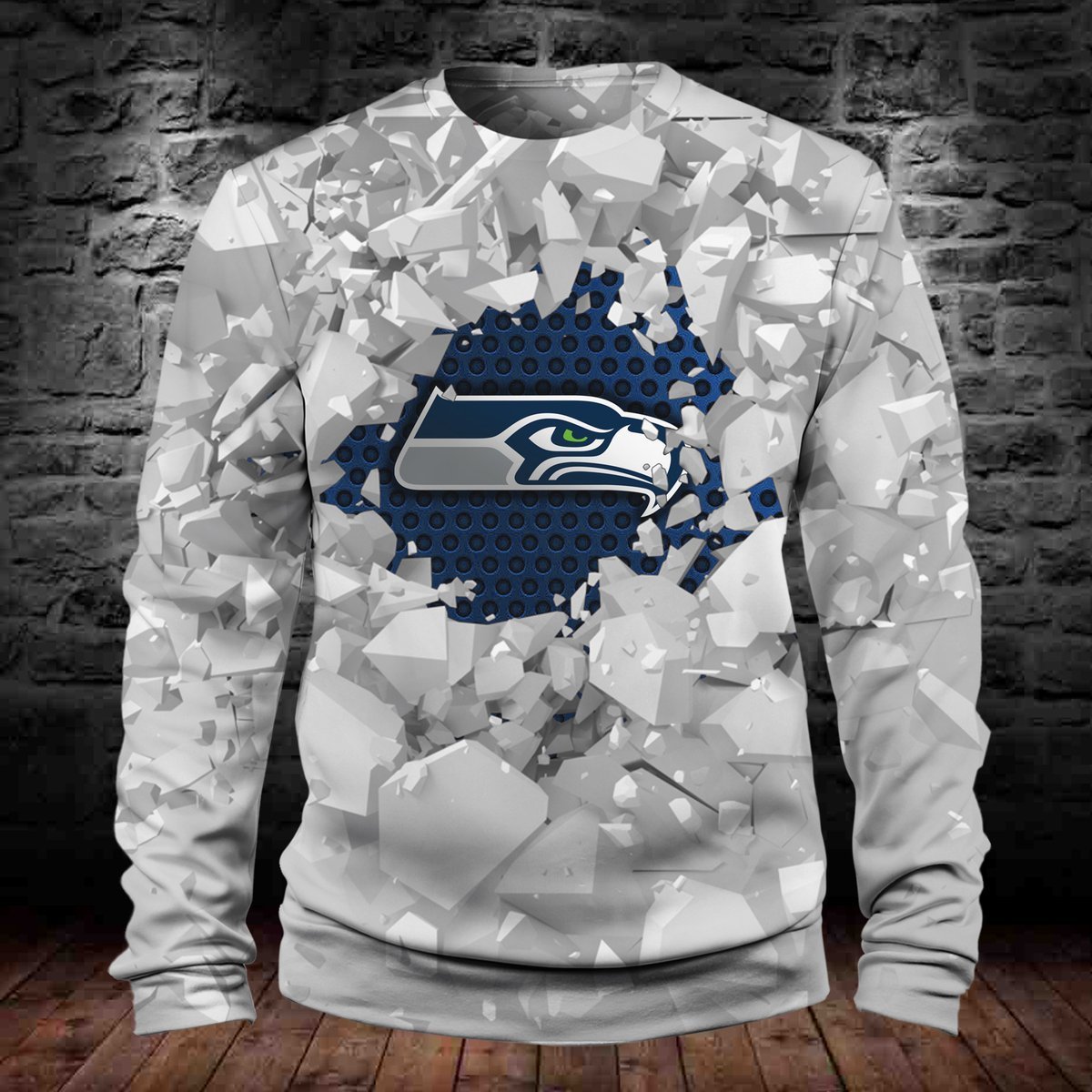 SEAHAWKS HOODIE 3D ICE12