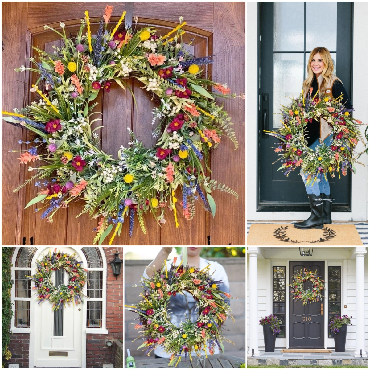 🔥[SAVE 50% OFF]--16inch Texas Wildflower wreath-BUY 2 GET 10% OFF & FREE SHIPPING
